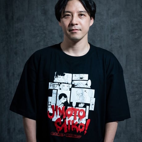 地元最高！×裏社会ジャーニー　コラボＴシャツ　ブラック