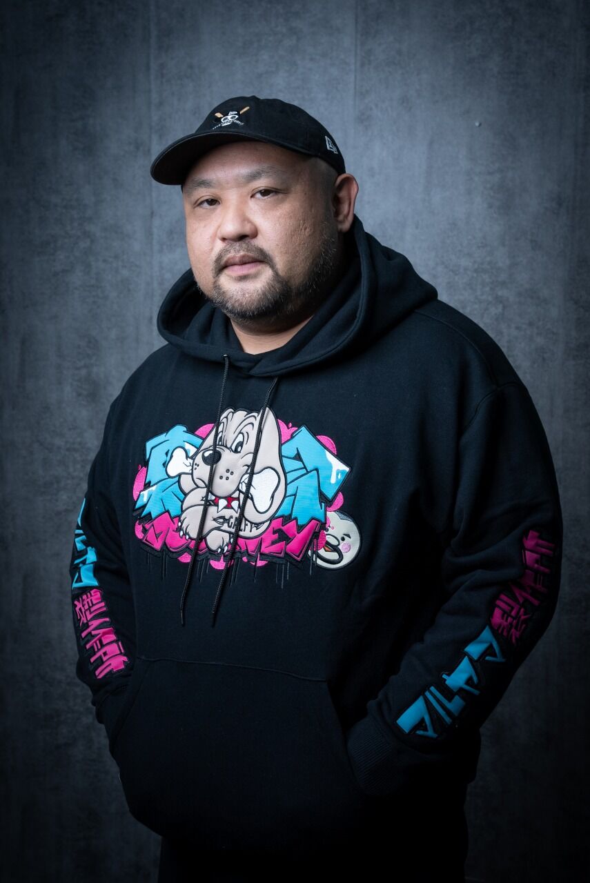 ガルフィ　丸山ゴンザレス　裏社会ジャーニーコラボロングTシャツ　ブラック　XL GALFY×裏社会ジャーニー パーカー ブラック | マルヤマ販売所