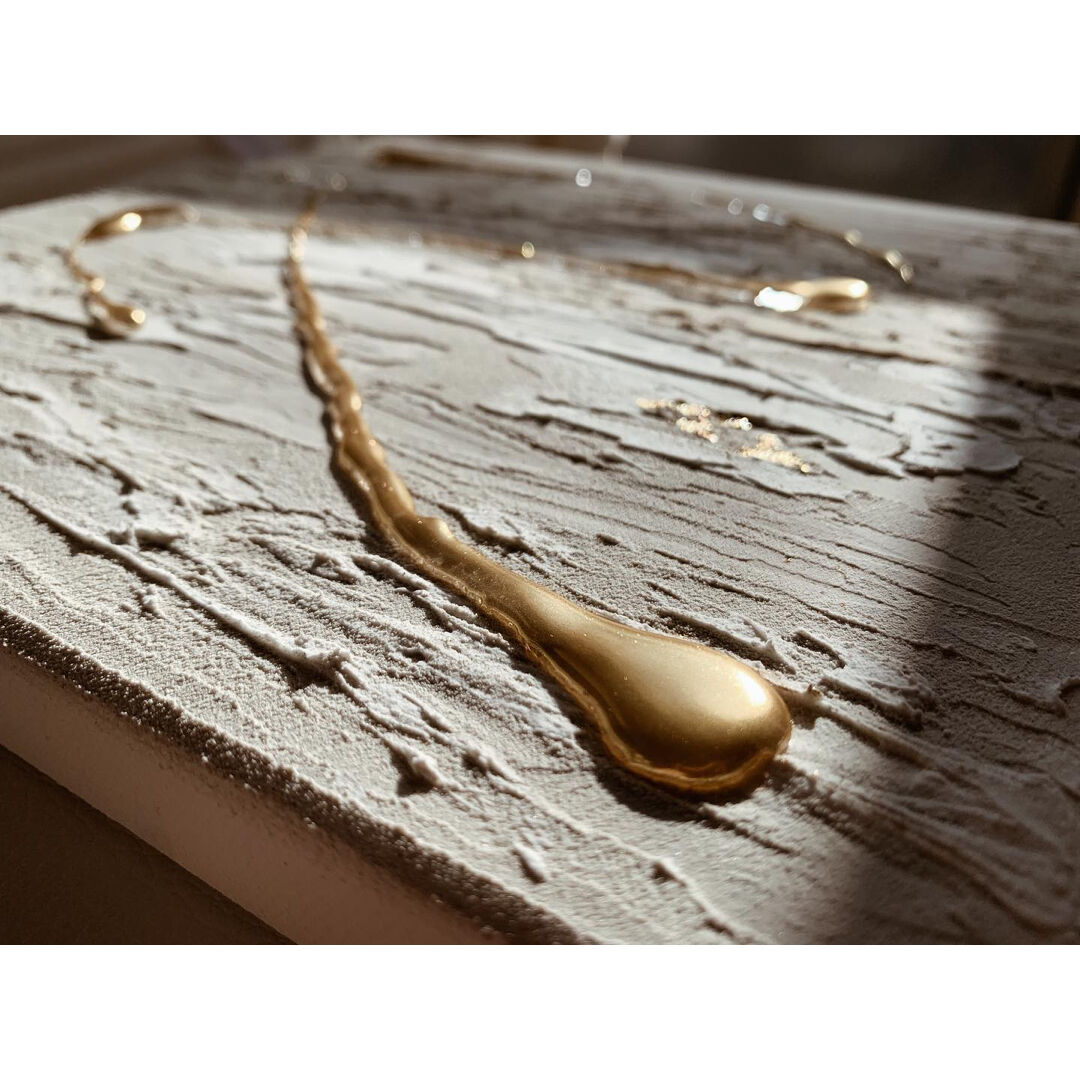 テクスチャーアート　orange gold  40×30 テクスチャーアート orange gold 40×30 絵画