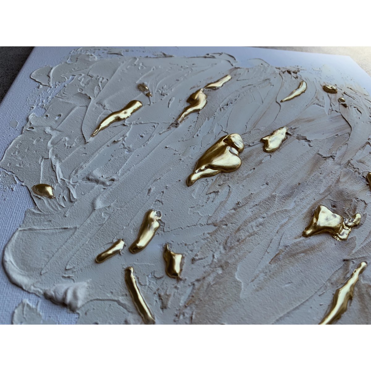 テクスチャーアートパネル ぷっくりgold | Shorely