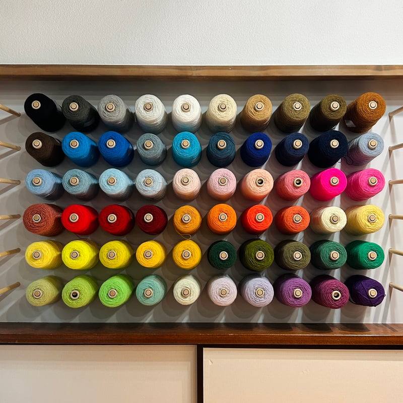 タフティング用アクリル毛糸60色各1巻セット | tufting shop KEKE
