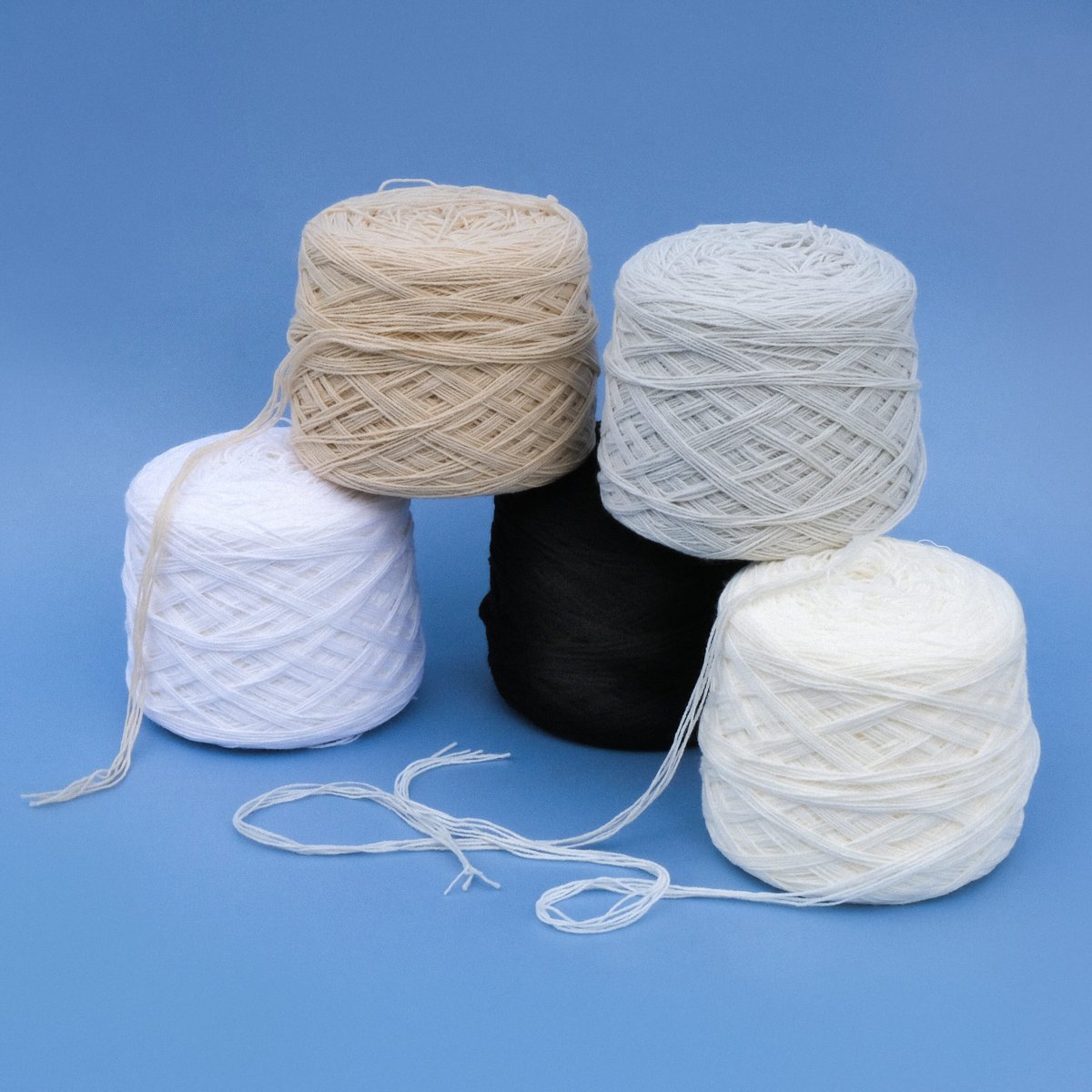 シャラー　ドイツ製糸巻き タフティング用糸／5本が1束になったミーシャ巻 | tufting shop KEKE