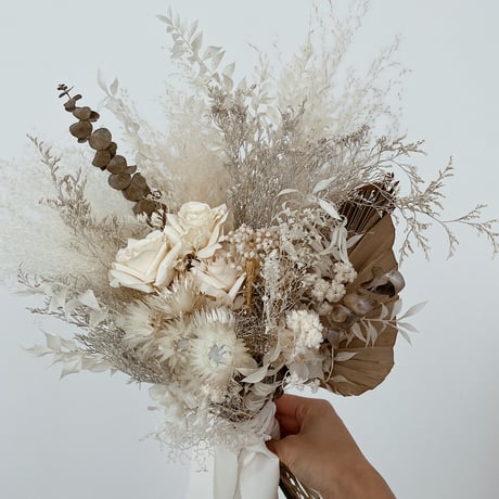 bouquet-white palm-