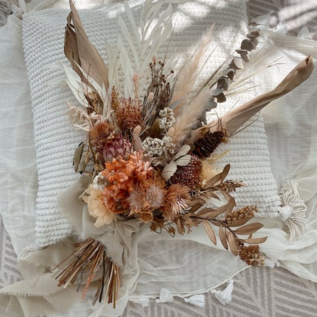 bouquet- earth orange-