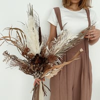 bouquet -boho brown-