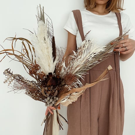 bouquet -boho brown-