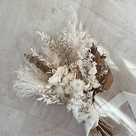 bouquet-white palm-
