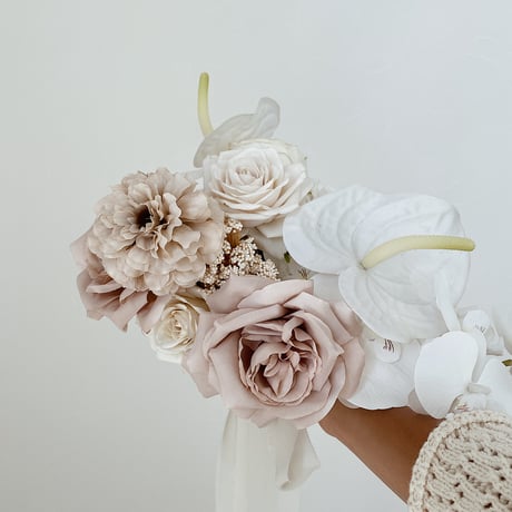 bouquet-white orchid-