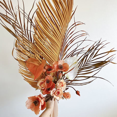 bouquet  -apricot leaf-
