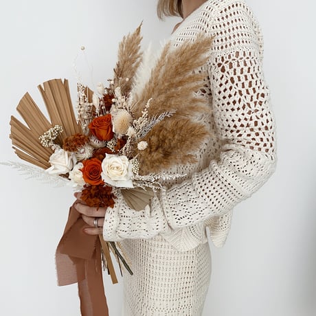 bouquet-terracotta orange-