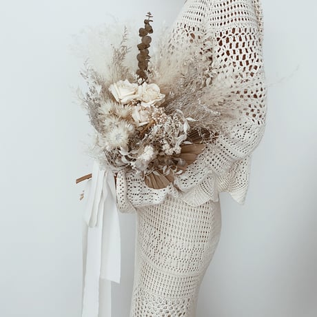bouquet-white palm-