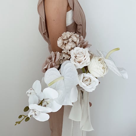 bouquet-white orchid-