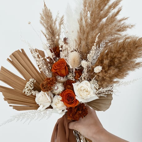 bouquet-terracotta orange-