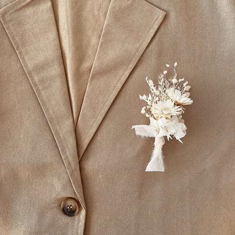 cosage 003 ドライフラワーコサージュ