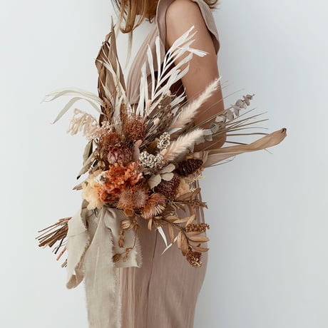 bouquet- earth orange-