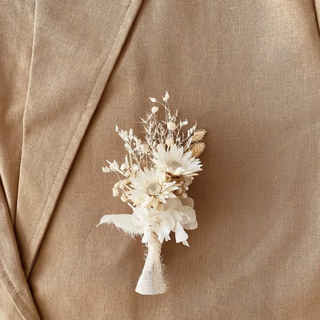 cosage 003 ドライフラワーコサージュ