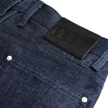 INDIGO DENIM BAGGY PANTS