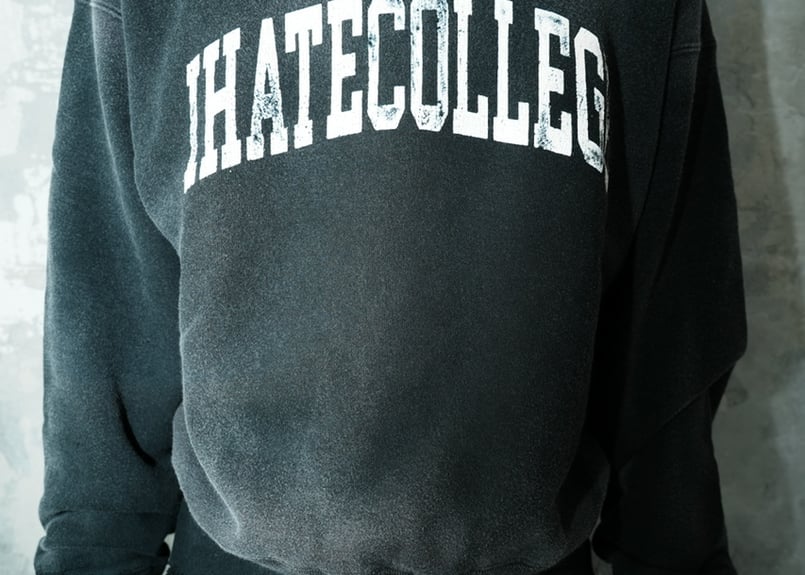 COLLEGE LOGO SWEAT by 33-310