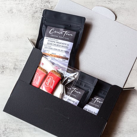 ➖すっきりフルーティなコーヒーをお届け➖【定期便：送料無料でおトク！】中〜浅煎りセレクトコース　50g（焙煎前重量） x 3種