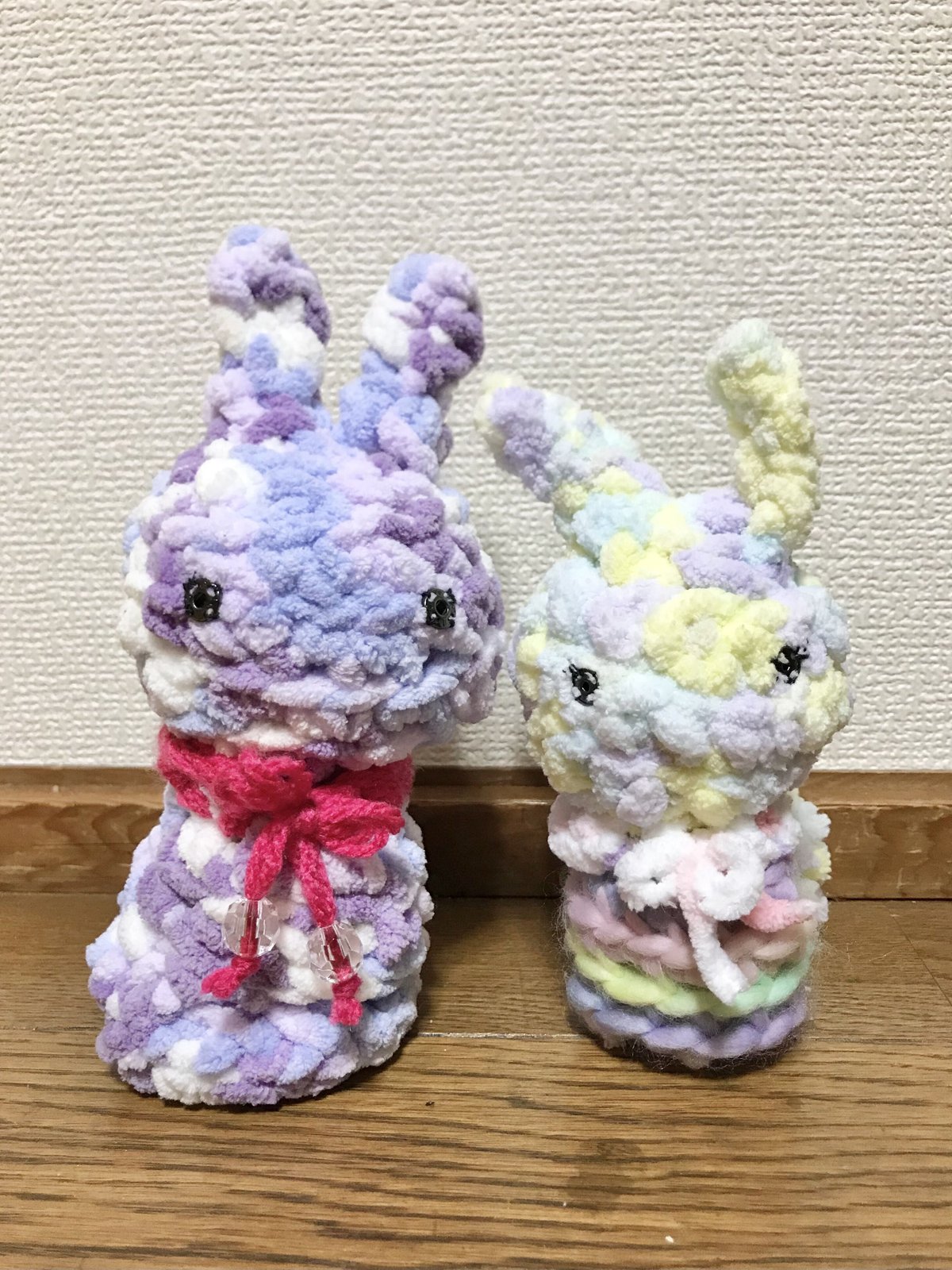 ゆかり様オーダーメイドあみぐるみ「お蚕様orモモイロヤママユ」 ゆかり様オーダーメイドあみぐるみ「お蚕様orモモイロヤママユ