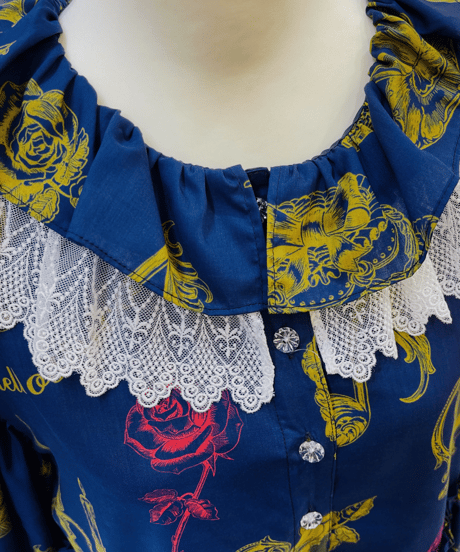 Little banquet one-piece（Navy blue）