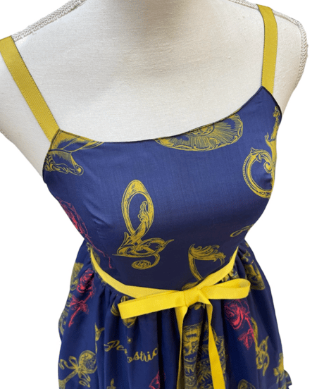 Little banquet Jumper Skirt（Navy blue）
