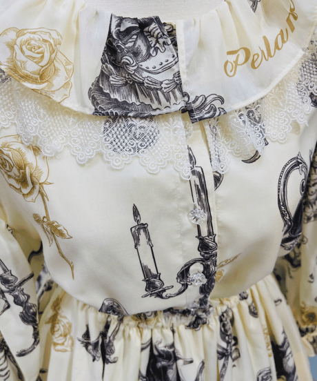Little banquet one-piece（Ivory）