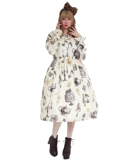 【Duo C】　Little banquet one-piece