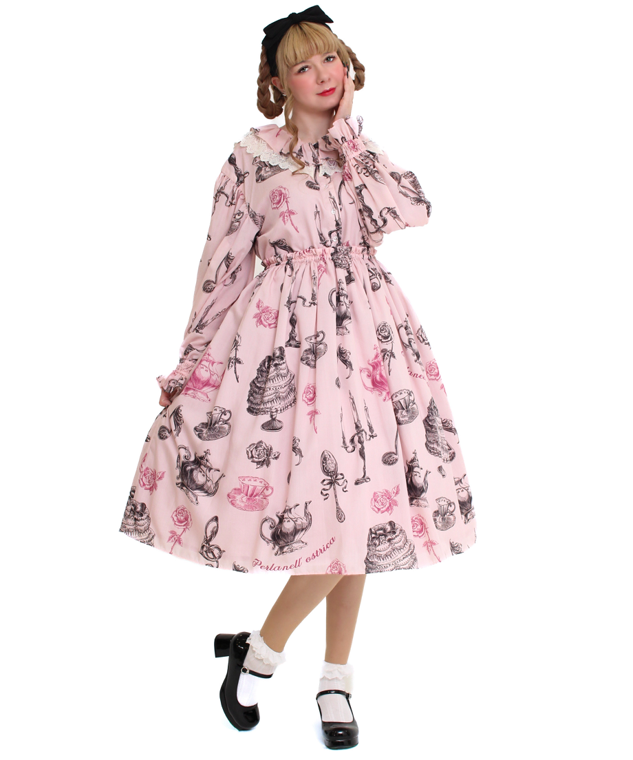 Little banquet one-piece（Pink） | Perla nell' os