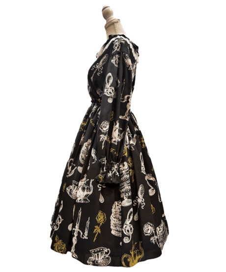 Little banquet one-piece（Black）