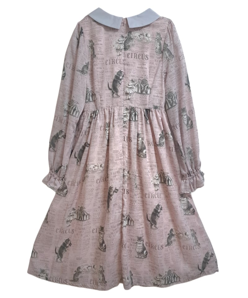 Duo A】キャットサーカス襟付きワンピース | Perla nell' ostrica