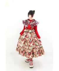 Vintage Cat Skirt（Red）