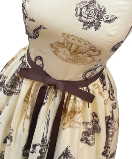 Little banquet Jumper Skirt（Ivory）Mサイズ