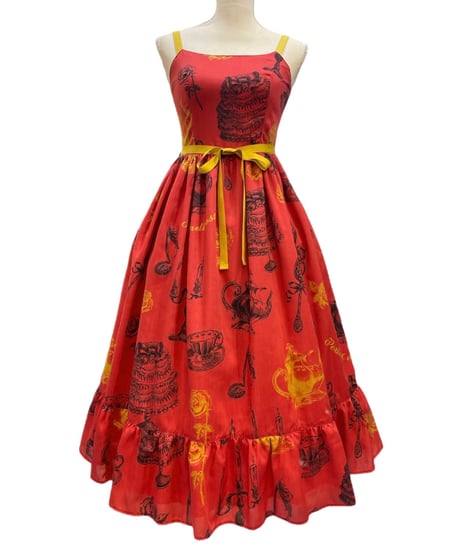 Little banquet Jumper Skirt（Red）M size
