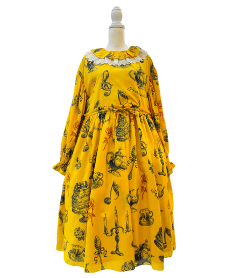 Little banquet one-piece（yellow）