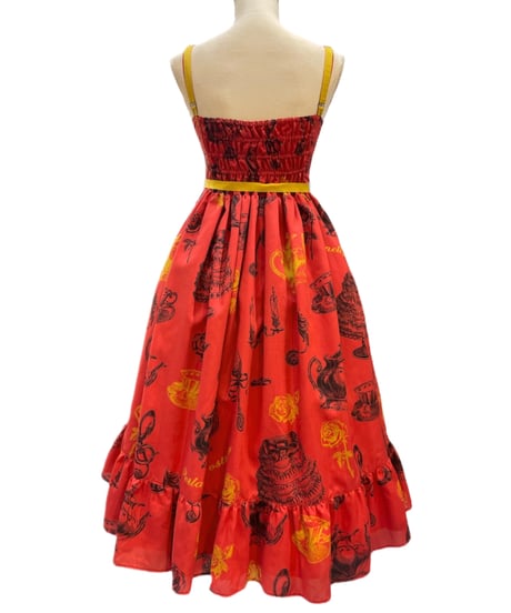 Little banquet Jumper Skirt（Red）M size