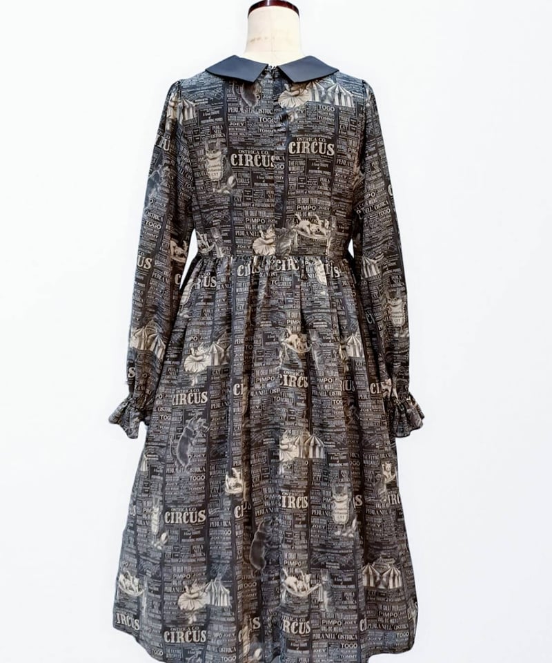 美品egg trading イギリス　ギャザーワンピース　コーディロイ　ブラック EI5765EW16304_fw_thumbM.jpg