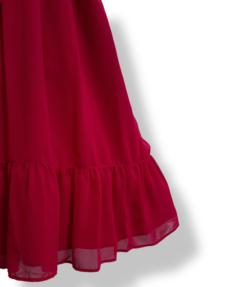 Thaleia one-piece dress（Red） | Perla nell' ostr