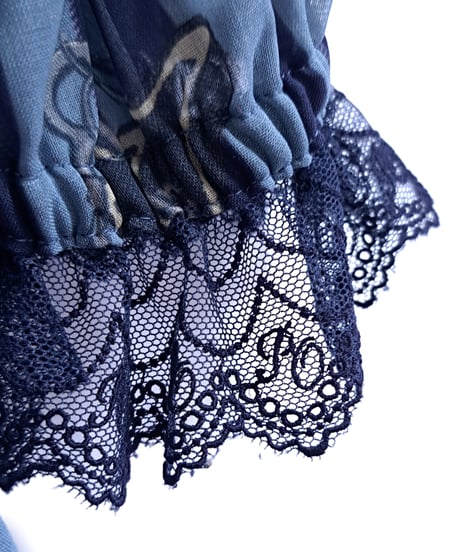 Alice in Wonder Glyph one-piece（sax blue）