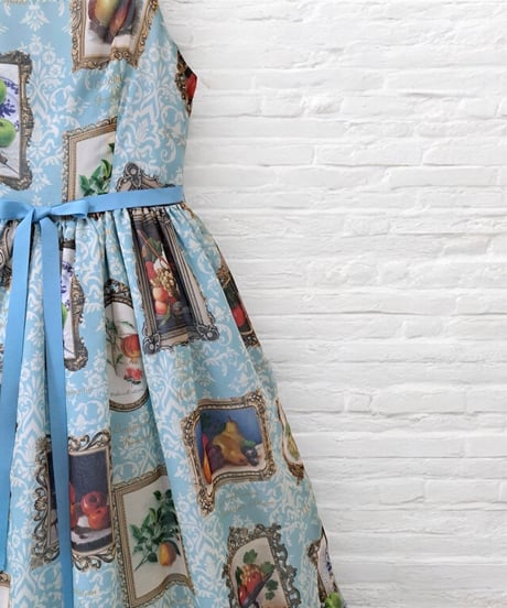 Fruit Still Life Art Museum Jumper Skirt（sax）