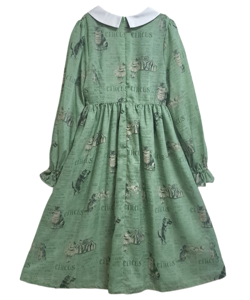 Duo A】キャットサーカス襟付きワンピース | Perla nell' ostrica