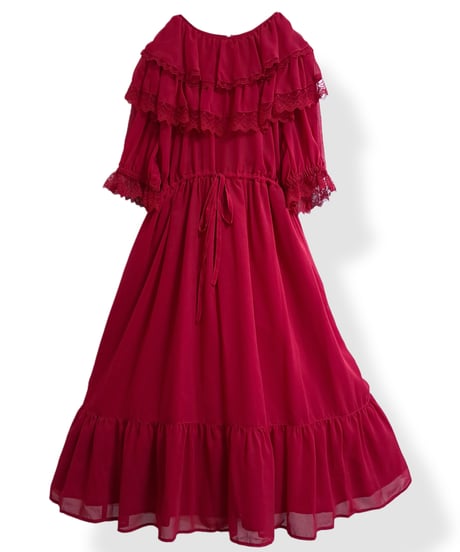 Thaleia one-piece dress（Red）