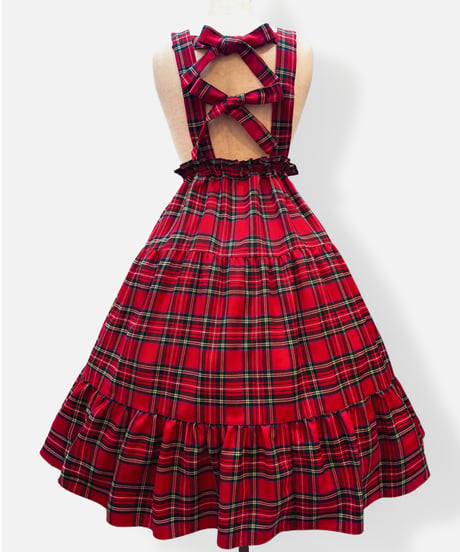 Clio Skirt 　 ーChecked Ver.ー(Red)