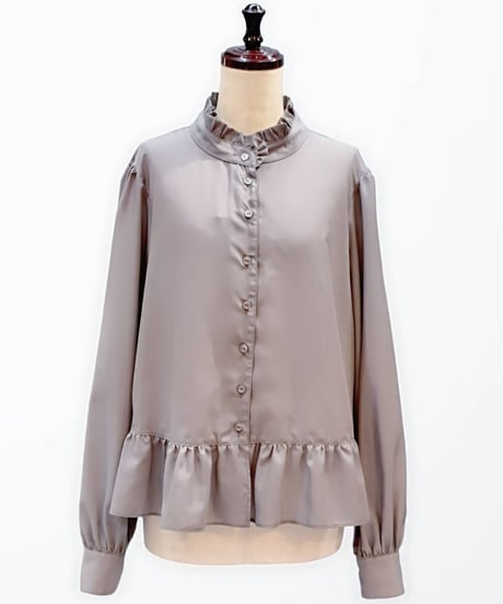 【Lsize】Thetis Blouse（Gray）