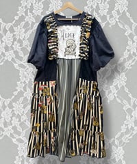 Mother's made/マザーズメイド　Perla nell'ostricaコラボワンピース(Black)