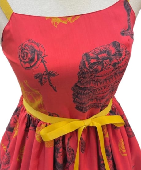 Little banquet Jumper Skirt（Red）M size