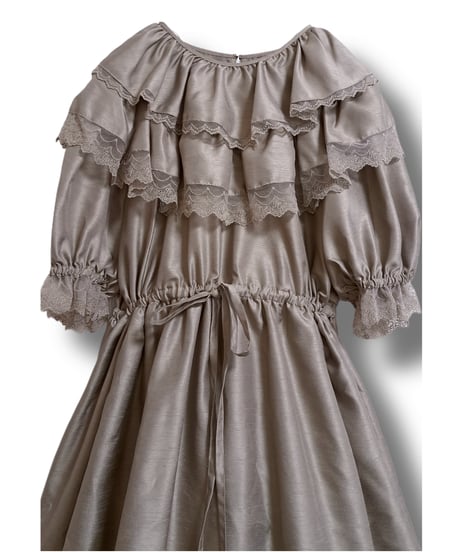 Thaleia one-piece dress（ShantungVer.Gold）