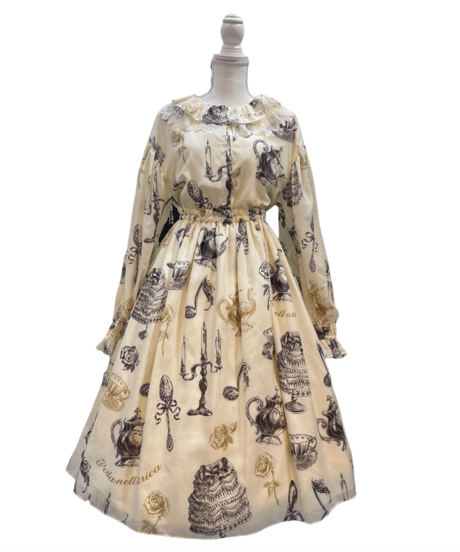 Little banquet one-piece（Ivory）