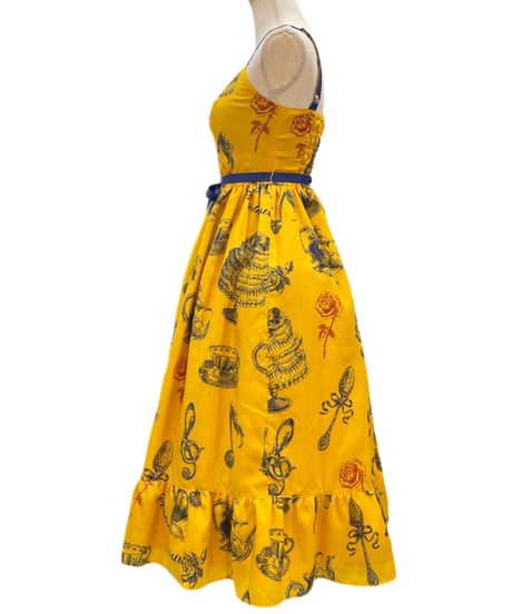 Little banquet Jumper Skirt（yellow）