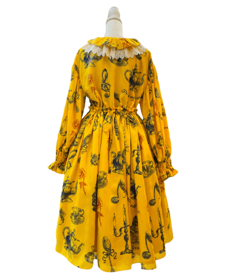 Little banquet one-piece（yellow）